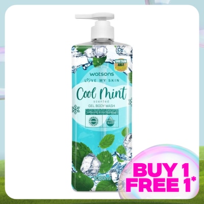 WATSONS COOL MINT SCENTED GEL BODY WASH