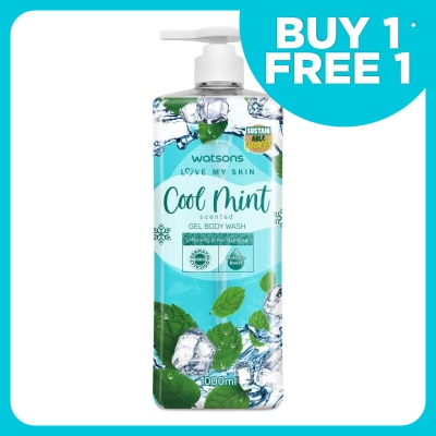 WATSONS COOL MINT SCENTED GEL BODY WASH
