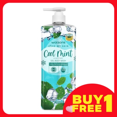 WATSONS COOL MINT SCENTED GEL BODY WASH
