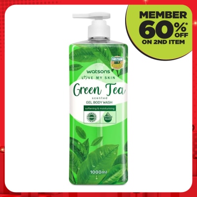 WATSONS Green Tea Scented Gel Body Wash