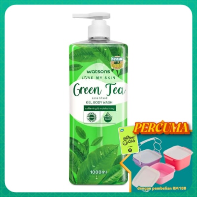 WATSONS - Green Tea Scented Gel Body Wash