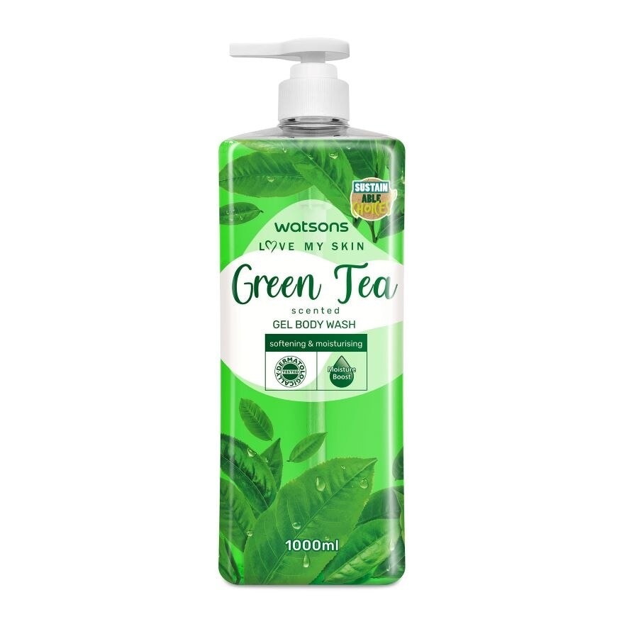 Green Tea Scented Gel Body Wash