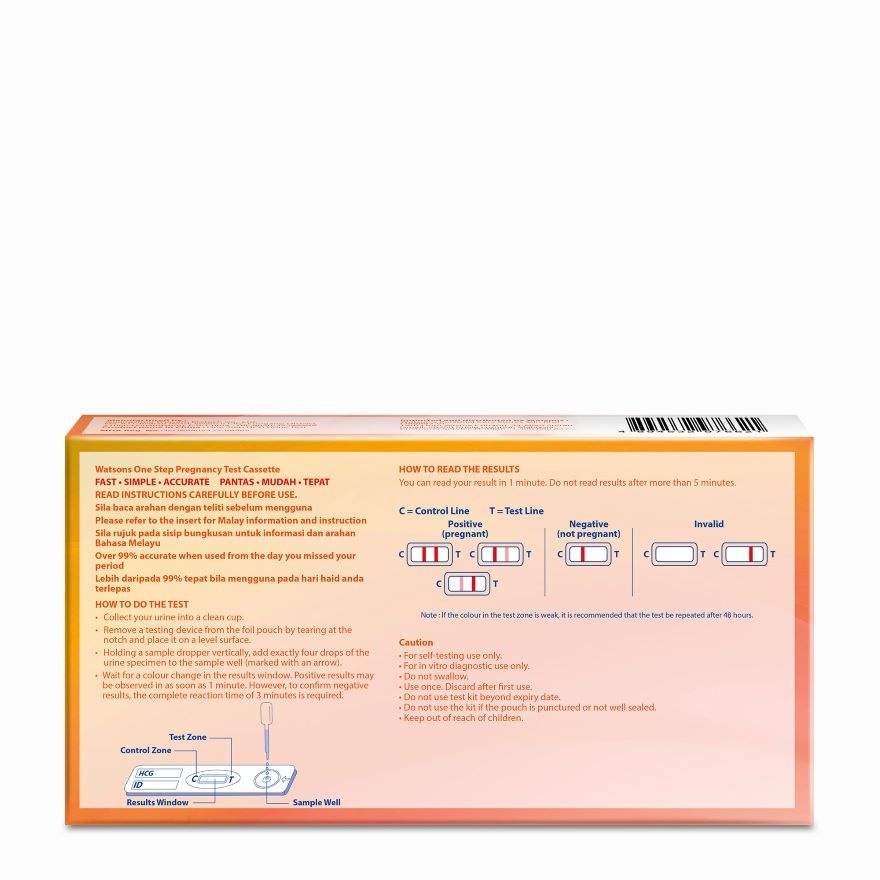 Pregnancy Test Cassette 1s image