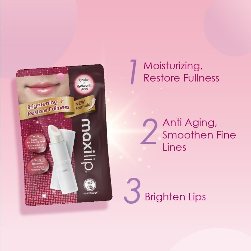 Maxilip Caviar + Hyaluronic Acid Lipbalm 3.8G