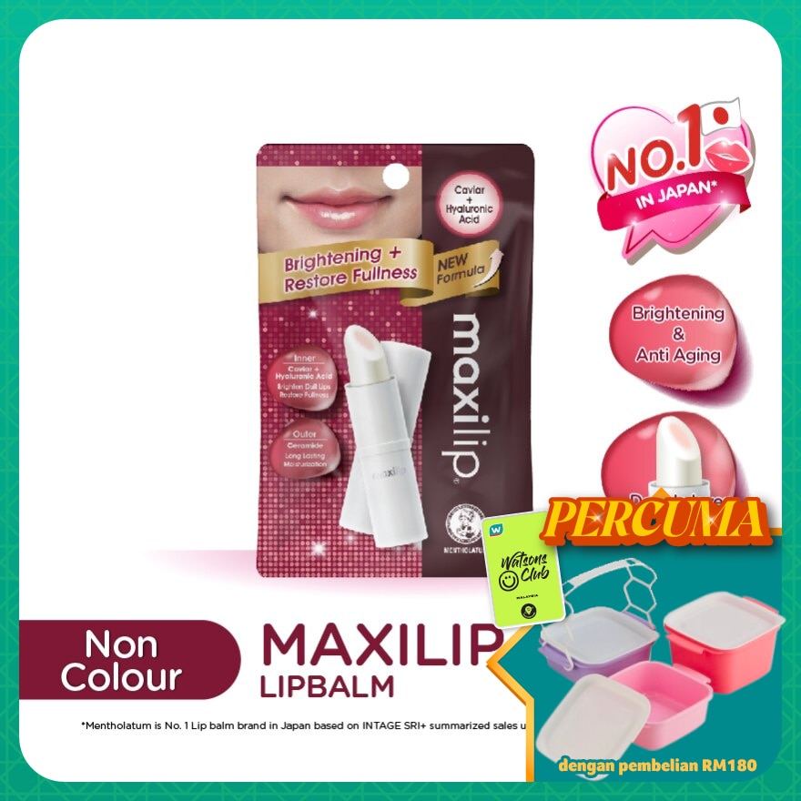 Maxilip Caviar + Hyaluronic Acid Lipbalm 3.8G