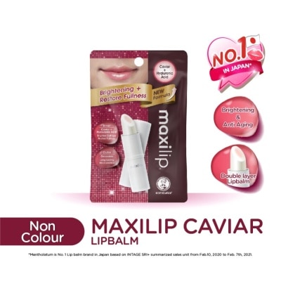 MENTHOLATUM LIPCARE Maxilip Caviar + Hyaluronic Acid Lipbalm 3.8G