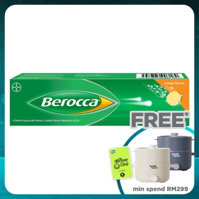 BEROCCA Berocca Vitamin B Effervescent Orange Tablets 15s