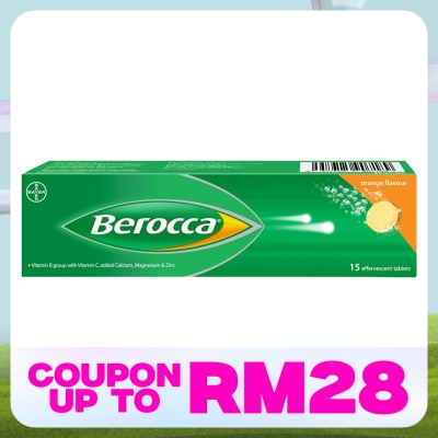 BEROCCA Berocca Vitamin B Effervescent Orange Tablets 15s