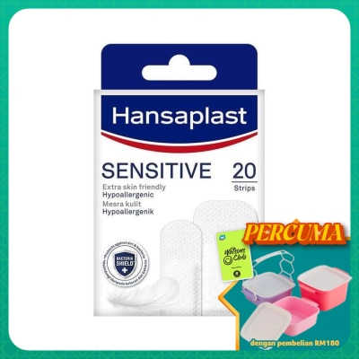 HANSAPLAST - Sensitive (Extra Skin Friendly) Plaster 20's