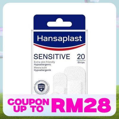 HANSAPLAST Sensitive (Extra Skin Friendly) Plaster 20's