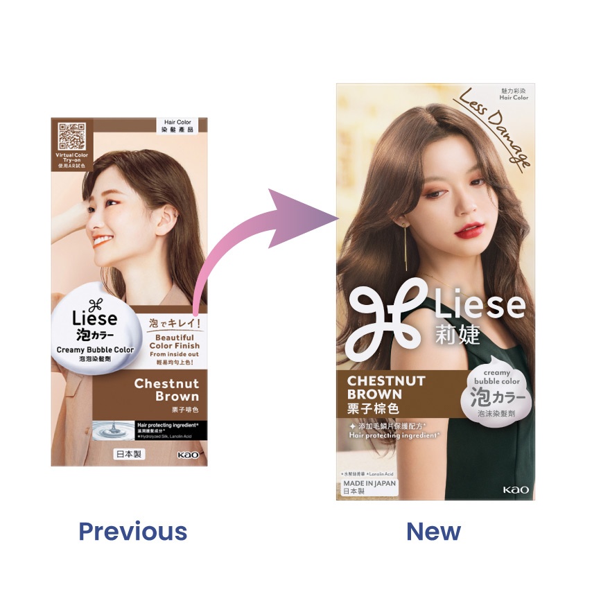 Hair Creamy Bubble Color - Chestnut Brown 1'S image