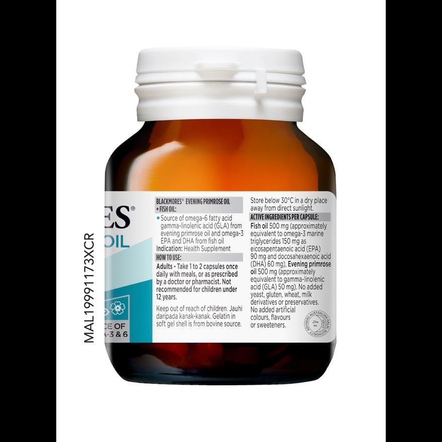 Evening Primrose Oil + Fish Oil 30's