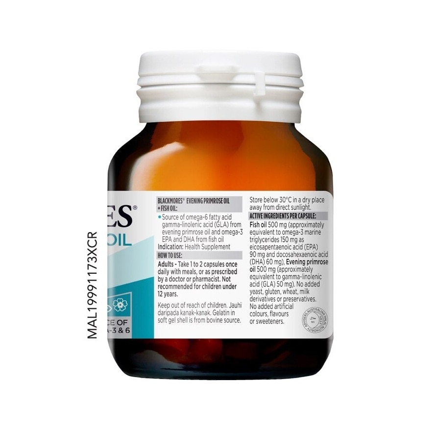 Evening Primrose Oil + Fish Oil 30's