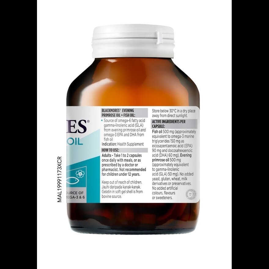 Evening Primrose Oil + Fish Oil 120's