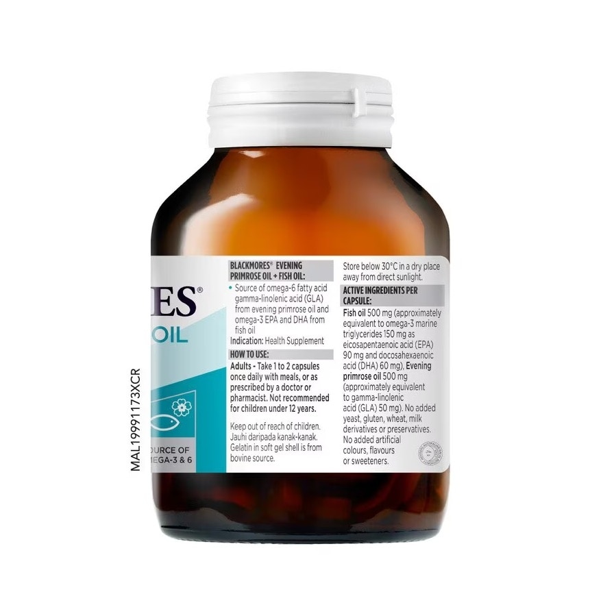 Evening Primrose Oil + Fish Oil 120's