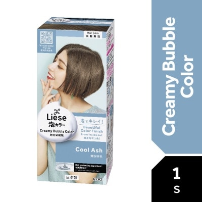 LIESE Hair Creamy Bubble Color - Cool Ash 1'S