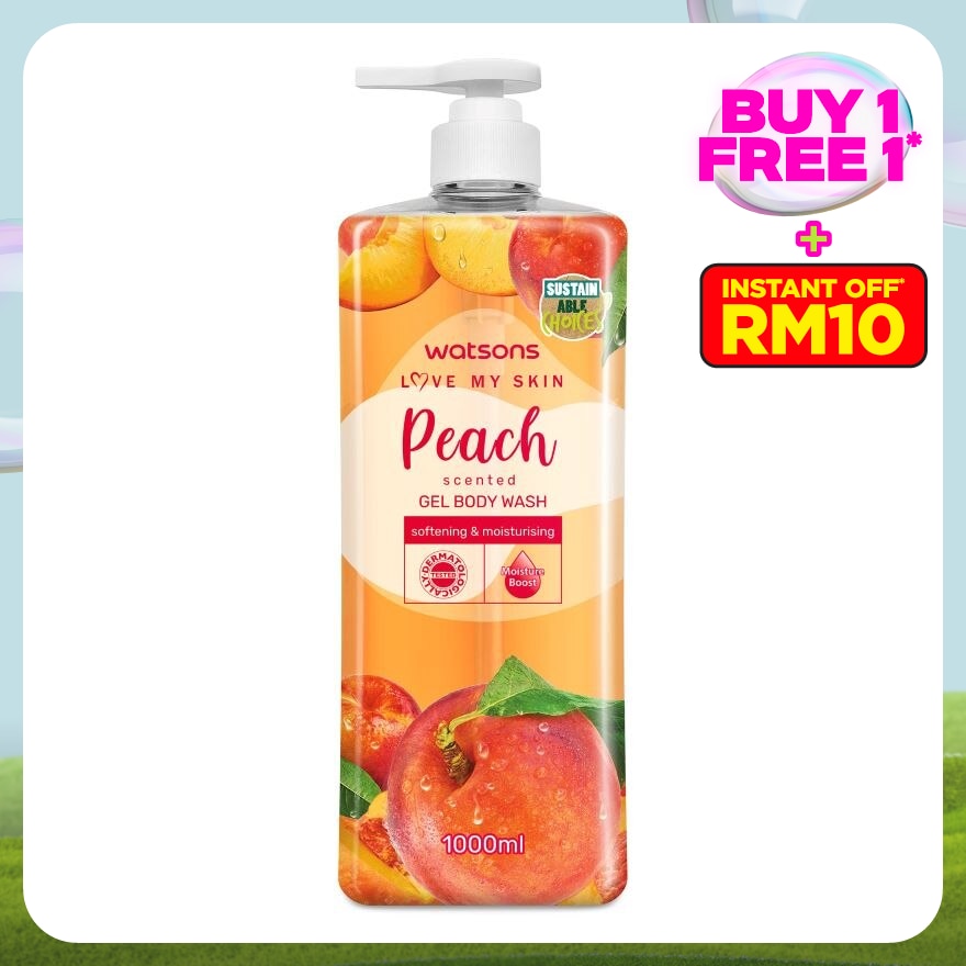 PEACH SCENTED GEL BODY WASH