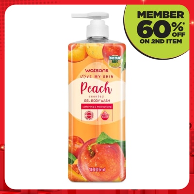 WATSONS PEACH SCENTED GEL BODY WASH