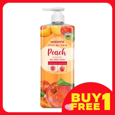 WATSONS PEACH SCENTED GEL BODY WASH
