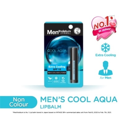 MENTHOLATUM LIPCARE Cool Aqua Lipbalm 3.5g 1's