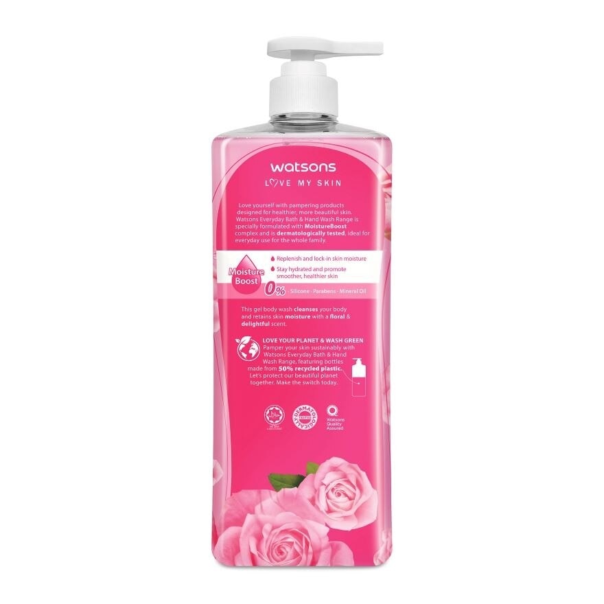 ROSE SCENTED  GEL BODY WASH