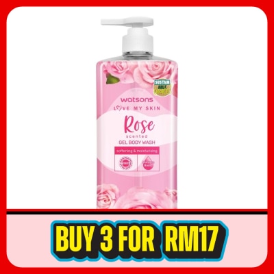 WATSONS - ROSE SCENTED  GEL BODY WASH