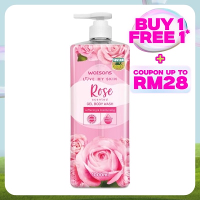 WATSONS ROSE SCENTED  GEL BODY WASH
