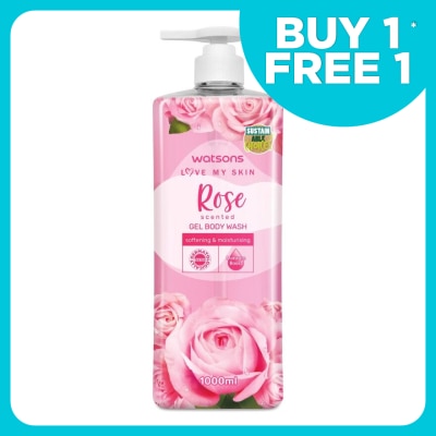 WATSONS ROSE SCENTED GEL BODY WASH