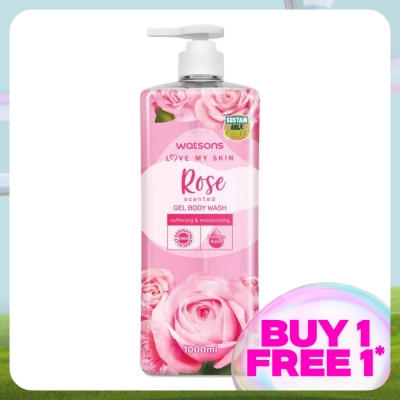 WATSONS ROSE SCENTED  GEL BODY WASH