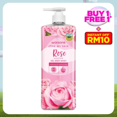 WATSONS ROSE SCENTED  GEL BODY WASH