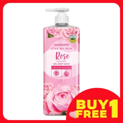 WATSONS ROSE SCENTED  GEL BODY WASH