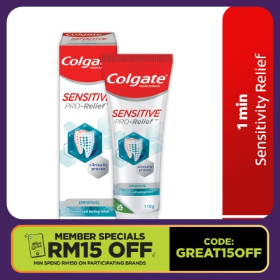 COLGATE Sensitive Pro-Relief Original Toothpaste 110g