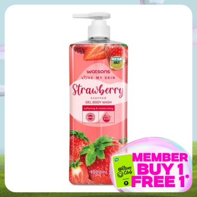 WATSONS STRAWBERRY SCENTED GEL BODY WASH