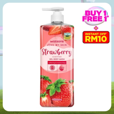 WATSONS STRAWBERRY SCENTED GEL BODY WASH