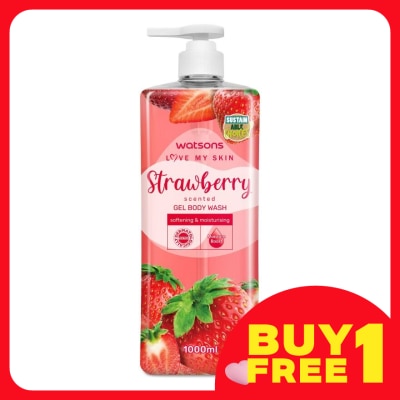 WATSONS STRAWBERRY SCENTED GEL BODY WASH
