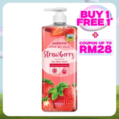 WATSONS STRAWBERRY SCENTED GEL BODY WASH