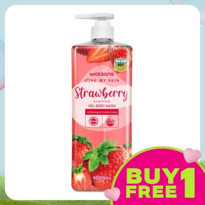 WATSONS STRAWBERRY SCENTED GEL BODY WASH