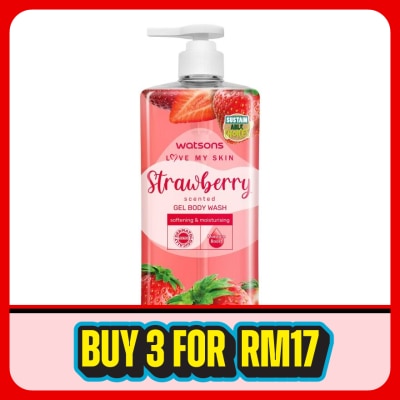 WATSONS - STRAWBERRY SCENTED GEL BODY WASH