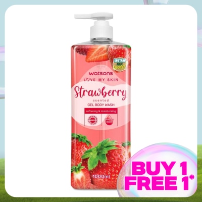 WATSONS STRAWBERRY SCENTED GEL BODY WASH