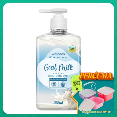 WATSONS - Goat Milk Scented Cream Hand Wash 500ml