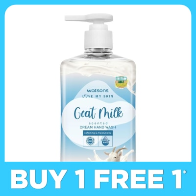 WATSONS Goat Milk Scented Cream Hand Wash 500ml