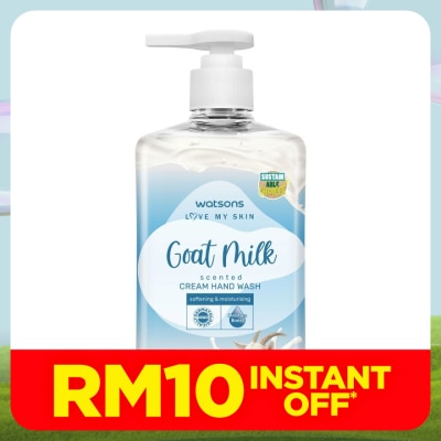 WATSONS Goat Milk Scented Cream Hand Wash 500ml