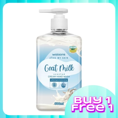WATSONS Goat Milk Scented Cream Hand Wash 500ml