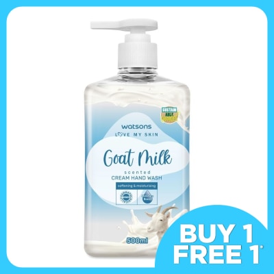 WATSONS Goat Milk Scented Cream Hand Wash 500ml