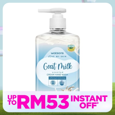 WATSONS Goat Milk Scented Cream Hand Wash 500ml