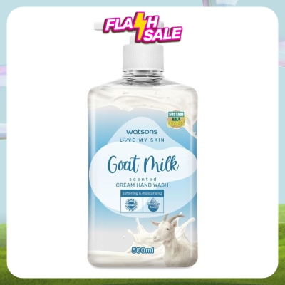 WATSONS Goat Milk Scented Cream Hand Wash 500ml