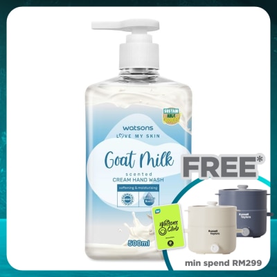 WATSONS Goat Milk Scented Cream Hand Wash 500ml