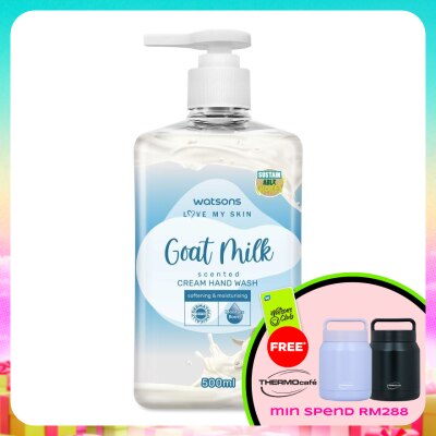 WATSONS - Goat Milk Scented Cream Hand Wash 500ml