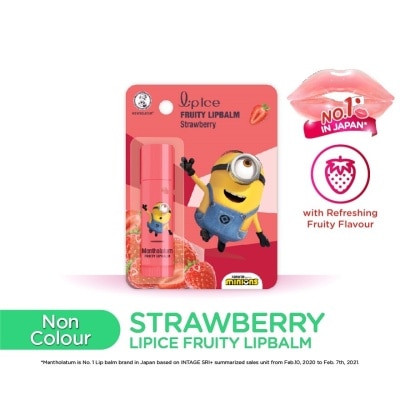 MENTHOLATUM LIPCARE Fruity Lipbalm Strawberry (Minion)