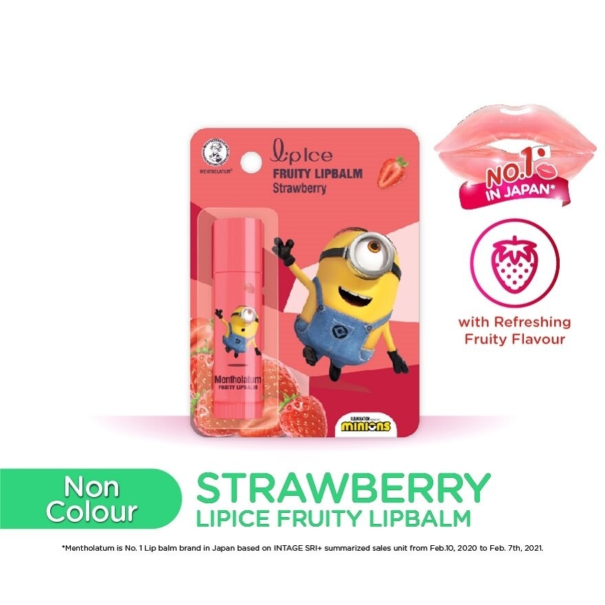 Fruity Lipbalm Strawberry (Minion)